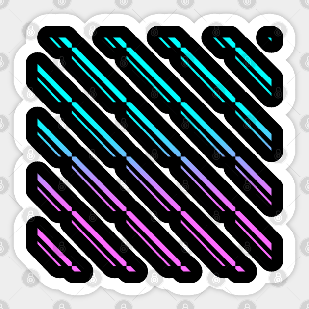 lines Sticker by Arteyla